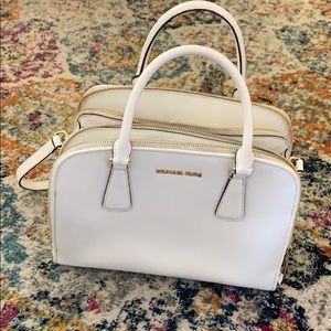 Michael Kors White tote purse